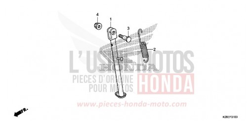 SIDE STAND CRF125FBP de 2023